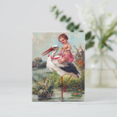 1909年からのストークとベビー ポストカード (スタンド正面)