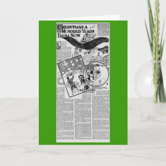 1909年のハーレムモンタナの新聞記事のクリスマス シーズンカード (正面)