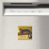 1909年の不機嫌な猫たちの手すりにスタインレン・キャット マグネット (インサイチュ (食洗機))