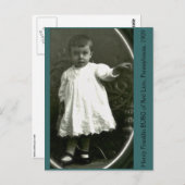 1909年の高ファッション幼児 ポストカード (正面/裏面)