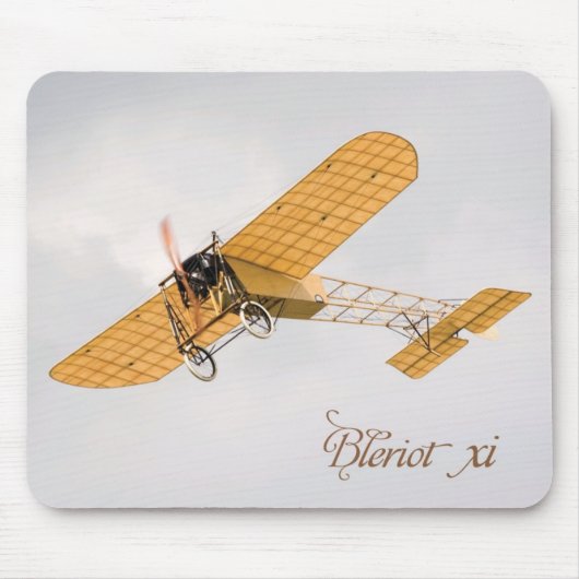 1909年のBleriot XIのマウスパッド マウスパッド (正面)