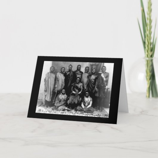 1909年ケ王室のニアの家族 カード (正面)