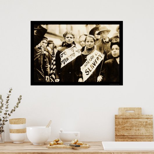 1909年ニューヨーク市での児童労働に対する抗議 ポスター (キッチン)