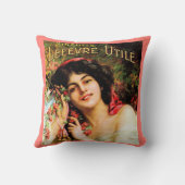 1909年レディかわいらしビスケット・レフェヴル・ウティール クッション (裏面)