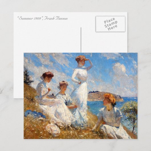 1909年夏 ポストカード (正面/裏面)