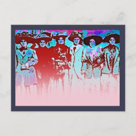 1909年工場女性ストライキ ポストカード