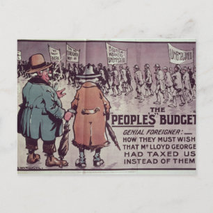 1909年「人民予算」 ポストカード