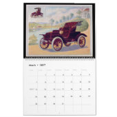 1909自動車 – ヴィンテージクラシックアンティーク自動車 カレンダー (3月 2027)