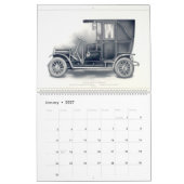 1909自動車 – ヴィンテージクラシックアンティーク自動車 カレンダー (1月 2027)