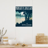 1909 Moonlight in Junglelandの楽譜 ポスター (キッチン)