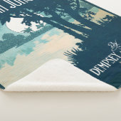 1909 Moonlight in Jungleland楽譜プリント シェルパブランケット (3/4)