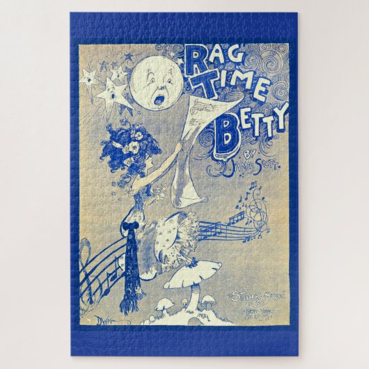 1909 Ragtime Betty楽譜アート ジグソーパズル (縦)