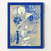 1909 Ragtime Betty楽譜アート ノートブック (裏面)
