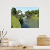 1910キツネクリークストーンアーチブリッジ ポスター (キッチン)