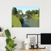 1910キツネクリークストーンアーチブリッジ ポスター (ホームオフィス)