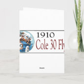 1910コール30フライヤー シーズンカード (裏面)