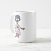 1910ゾンビ ギブソン・ガール コーヒーマグカップ (正面左)