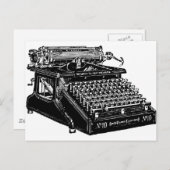 1910タイプライター ポストカード (正面/裏面)