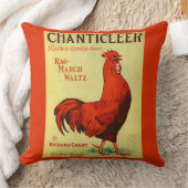 1910チャンティクレアシート音楽プリント クッション (ブランケット)