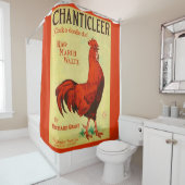 1910チャンティクレアシート音楽プリント シャワーカーテン (インサイチュ)