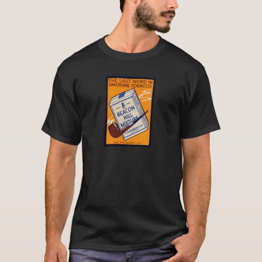1910ビーコンヒルパイプタバコ Tシャツ (正面)