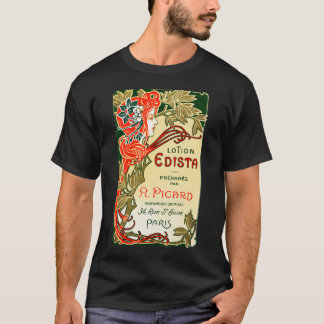 1910フランスのアールヌーボー Tシャツ