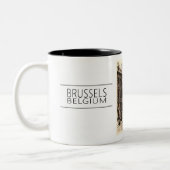 1910ブリュッセル,ベルギー写真はがき ツートーンマグカップ (左)