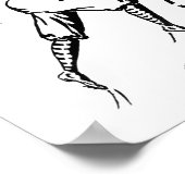 1910ベースボールアートスポーツヴィンテージイラストレーション ポスター (角)