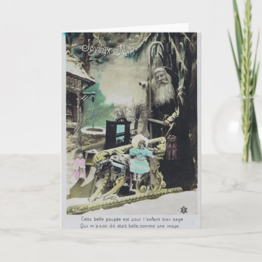 1910ペレフランスのノエル シーズンカード (正面)
