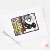 1910マカロニのポスター 長方形シール (封筒)