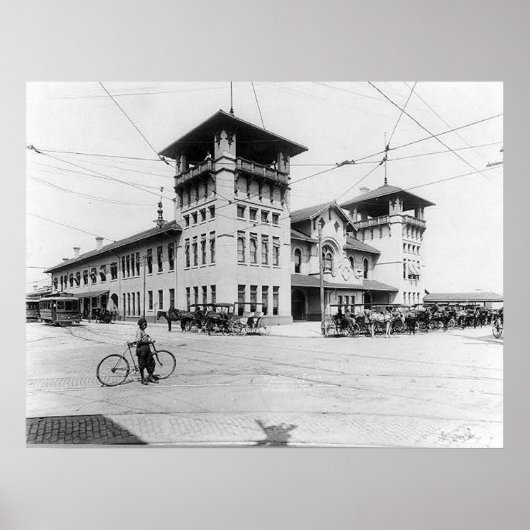 1910ユニオンステーションチャールストンSCプリント ポスター (正面)