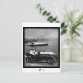 1910ヴィンテージレースカー&スピードボートポストカード ポストカード (スタンド正面)