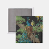 1910ヴィンテージ壁紙ザシダーツリー マグネット (正面/裏面)