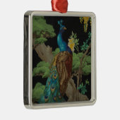 1910ヴィンテージ壁紙杉はがき メタルオーナメント (右)