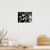 1910人の女性おもしろい飲み物を食べたい女の子 ポスター (キッチン)