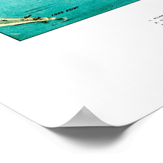 1910年からマサチューセッツ州プロベンションタウンの地図 ポスター (角)