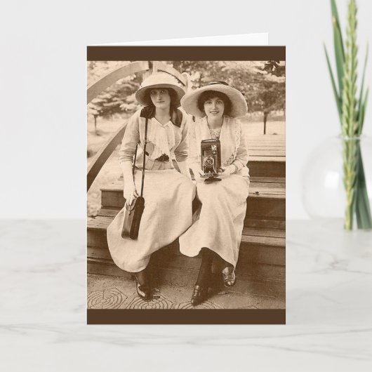 1910年のカメラの女の子頃 カード (正面)