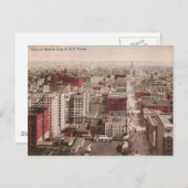 1910年のデンバーの眺め、D&FタワーからのCO ポストカード (正面/裏面)