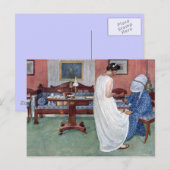 1910年のブライドメイド ポストカード (正面/裏面)