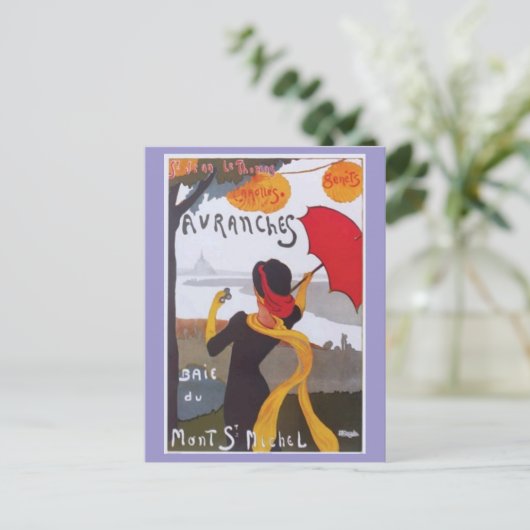 1910年のヴィンテージ フランス 旅行広告 シーズンポストカード (スタンド正面)