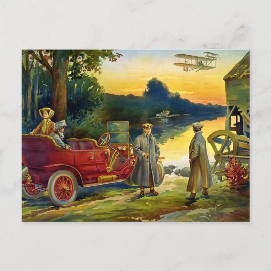 1910年の初期日 ポストカード (正面)