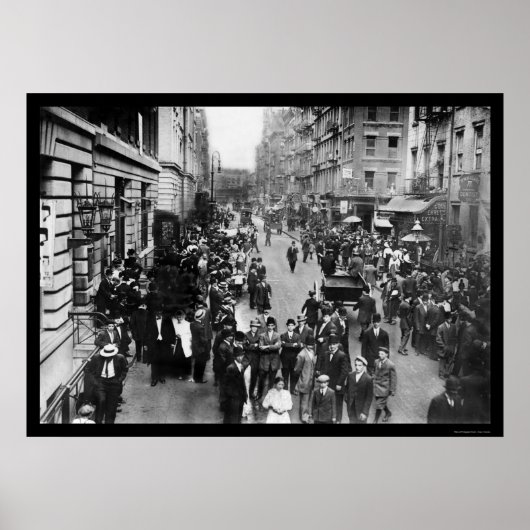 1910年の東に位置するユダヤの新年おもしろい ポスター (正面)