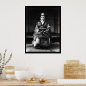 1910年の衣装を着た韓国人の老人 ポスター (キッチン)