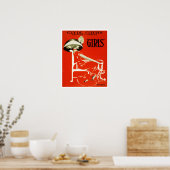 1910年の「女の子」劇場広告by Clyde Fitch ポスター (キッチン)