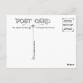 1910年の"春"のベビー「NのバニーPLAYDATEの破烈 ポストカード (裏面)