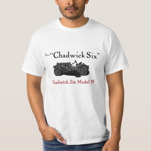 1910年のChadwick 6、Chadwick 6つのモデル19 Tシャツ (正面)