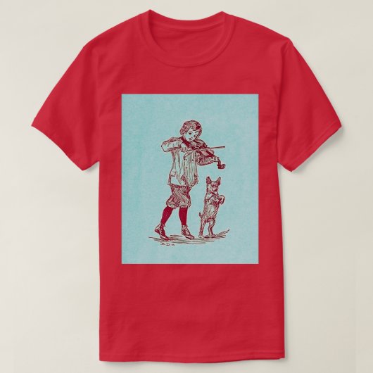 1910年オーストリアのクリスマスTシャツ Tシャツ (デザイン正面)