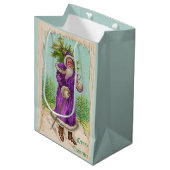 1910年サンタクロース紫衣 ミディアムペーパーバッグ (正面アングル)