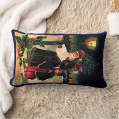 1910年サンタチェック ランバークッション (ブランケット)