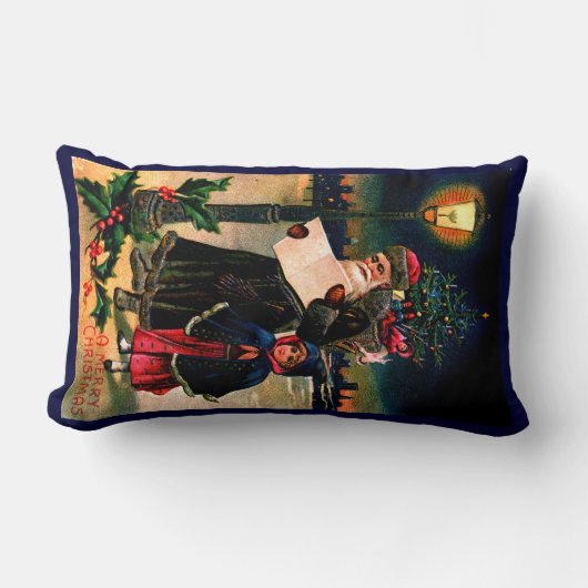 1910年サンタチェック ランバークッション (正面)